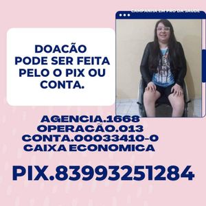 Vaquinha para ajudar do tratamento de celular de tronco