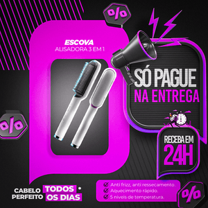 Escova 3 em1 funciona? realmente entregam em 24 horas? realmente só faz o pagamento quanto entrega o produto? reclame aqui, saiba tudo sobre a escova 3 em 1