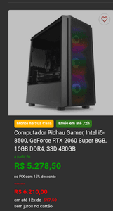 Conquistando meu Pc gamer 