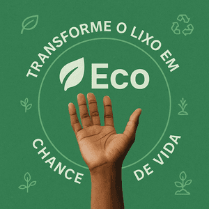 Ajude a transformar lixo reciclável em renda para instituições e para moradores de rua!