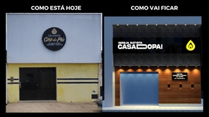 REFORMA DA FACHADA DA IGREJA BATISTA CASA DO PAI EM SANTA LUZIA