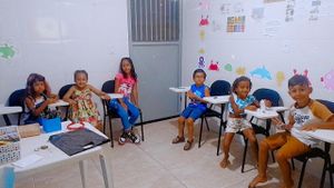 Construção de salas para atender crianças para o aprendizado 