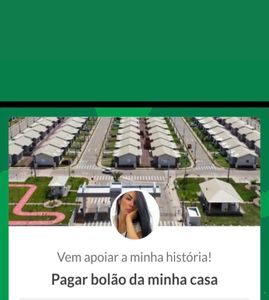 arrecadação de fundos para pagar entrada da uma casa