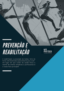 Idealização do Centro de Prevenção e Reabilitação para atletas Amadores e Profissionais