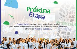 Palestra nas escolas públicas sobre carreiras para alunos do ensino médio