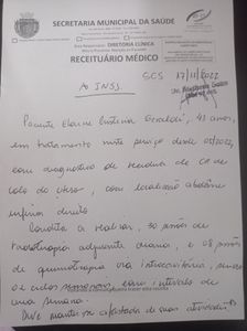 Ajuda tratamento de um câncer 