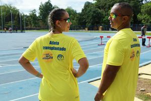 Atletas transplantados Renal doador e receptor juntos nos Jogos Mundiais na Austrália 