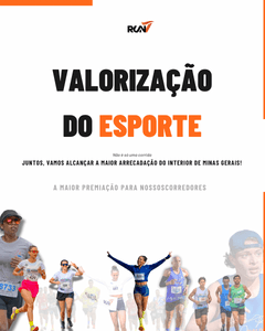 Valorização do esporte corrida 