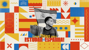 Leve Thiago para estudar na Espanha!