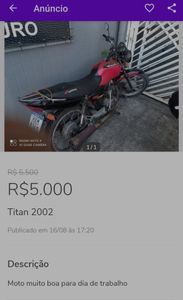 Sonho de ter minha moto