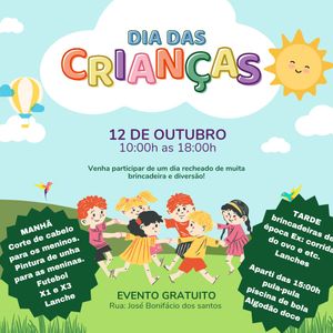 DIA DAS CRIANÇAS DO PROJETO MULHERES DE FORÇA