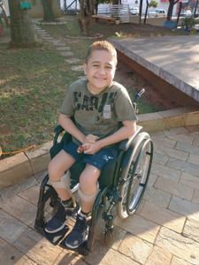 Criança com distrofia muscular!