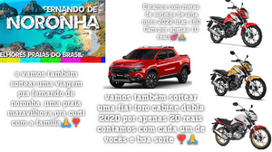 Sorteios de carro moto e ate viagens.