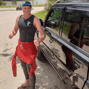 Carlos, motorista ironman #70.3saopaulo #sonhoironman