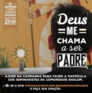 Ajude um Seminarista - Vocação sacerdotal - Estudos
