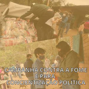 Campanha contra a fome espalhando educação politica