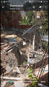 Desabamento de casas 