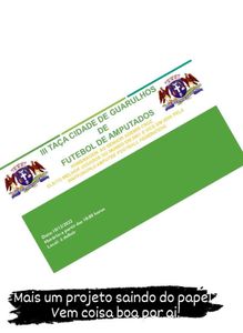 III Taça Cidade de Guarulhos de Futebol de Amputados 