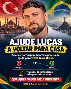 Ajude a trazer o corpo de Lucas Medeiros ao Brasil