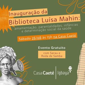 A Biblioteca Luísa Mahin precisa de você!