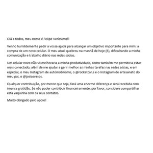 Ajude a Comprar um Novo Smartphone, com Urgência!!