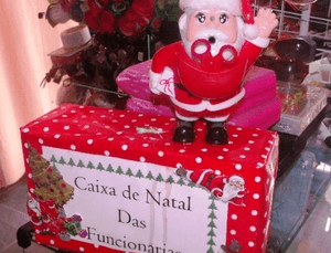 Caixinha de Natal dos colaboradores