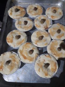 Fazia bolos empada pra vende e bolos mas infelizmente t