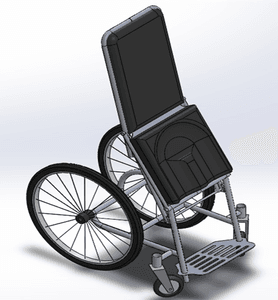 Prototipagem de cadeira de rodas que te permite ficar em pé