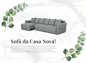 Sofá da Casa Nova | Thais e Fernando