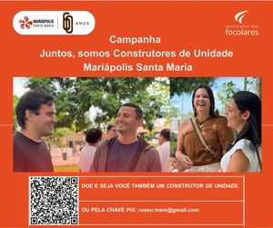 Construtores de Unidade - Mariápolis Santa Maria 