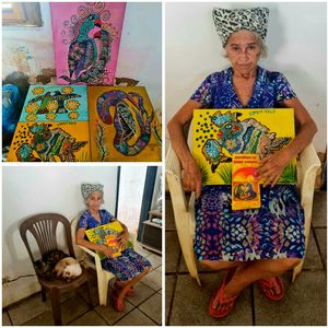 Pinceladas de Esperança: Renascimento de Dona Maria Augusta, Pintora Primitivista