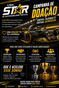 campanha liga star de automobilismo virtual