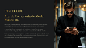STYLECODE – O App de Consultoria de Moda Masculina com IA
