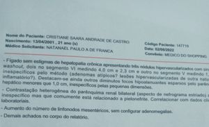 Exames e extração dos nódulos 