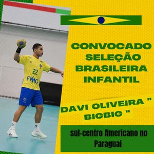 Juntos faremos o DAVI representar o Brasil no Sul-centro Americano de Handebol no Paraguai!