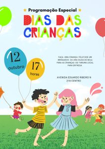 Campanha para o dia das criança 