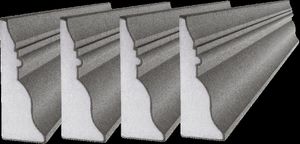 sancas  de isopor é as molduras de fachada do momento