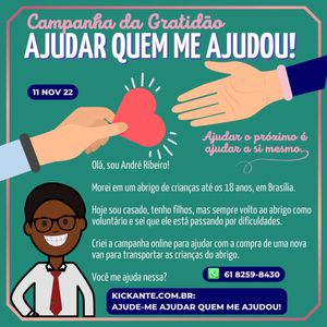 Ajudar quem me ajudou!