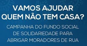 VAMOS AJUDAR QUEM NÃO TEM CASA