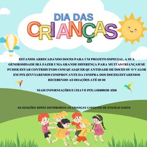 Criança Feliz (Doações de doces para crianças carentes)