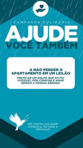 Vamos salvar o apertamento