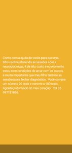 Ajuda para meu filho sessões com neoropsicologo 