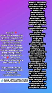 Ajude a Ana Luiza Constantino Costa