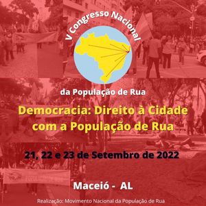 Nos apoie a ir para o Congresso Nacional da População de Rua!