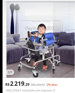 Andador para Davi Lucca 