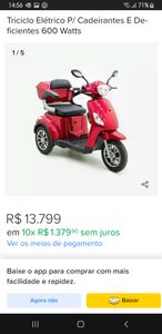 Triciclo eletrico 