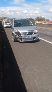 Acidente de carro com necessidade de cirurgia 