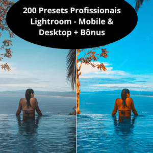 200 presets Profissionais Lightroom  