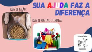 #PatinhasUnidas - Sua Ajuda Faz Toda Diferença!