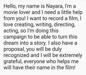 Crowdfunding - Fragmentos viram imagens! Frames se tornam história!